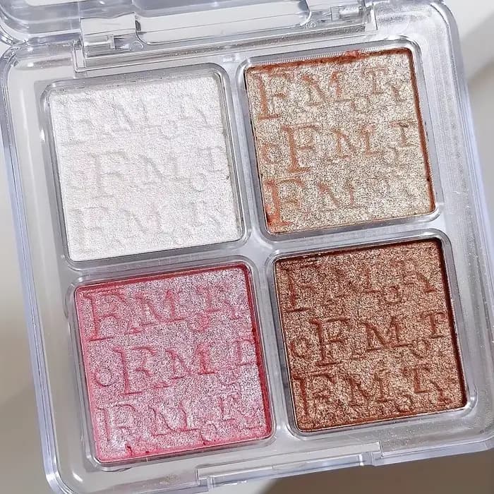 Palette de surligneur pour le visage