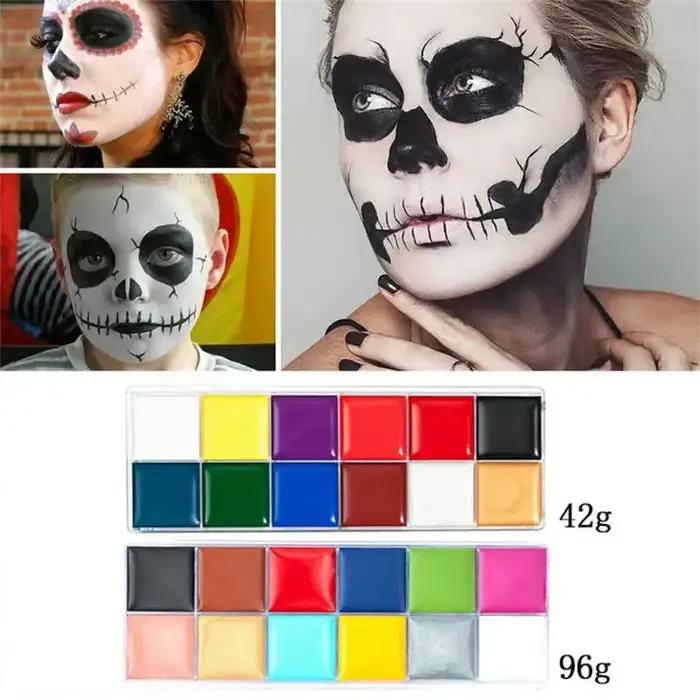 Corps non toxique visage Art Peinture parti maquillage Glitter tatouage Festival peinture Pigment Halloween scène maquillage cosmétique visage peinture