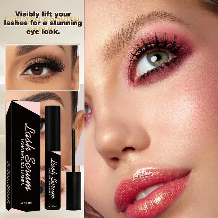 Le sérum pour cils soulève les paupières améliore le maquillage pour les yeux brillant