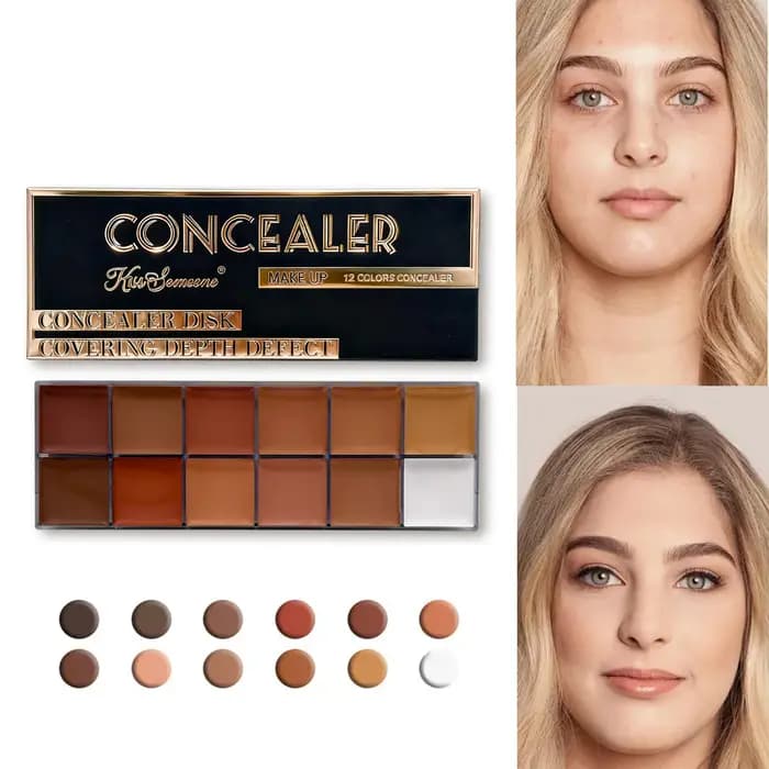 Correcteur 12 couleurs pour peaux foncées