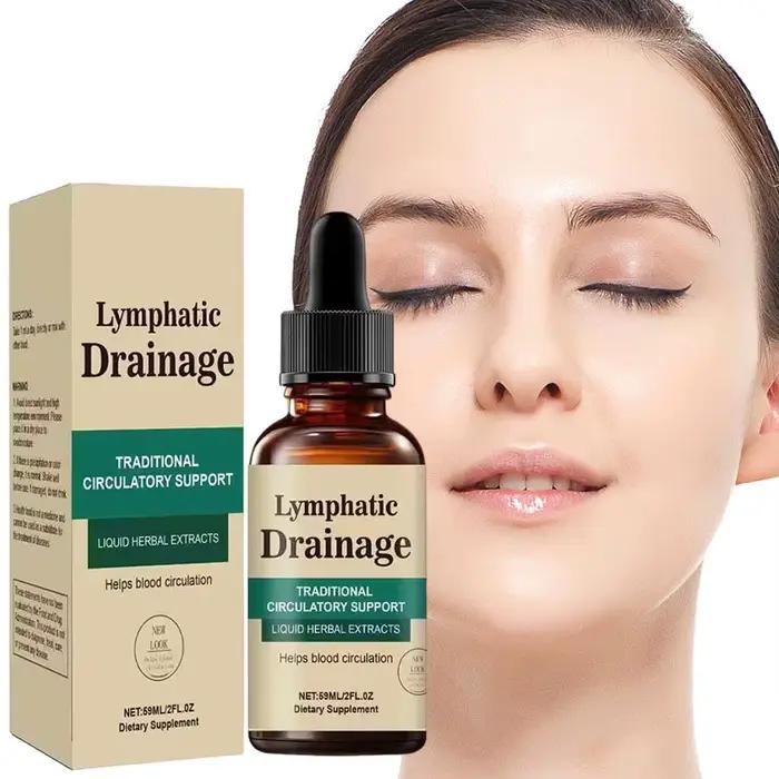 Gouttes liquides pour drainage lymphatique 59 ml - Formule naturelle à base de plantes