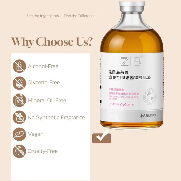 Sérum liftant pour le visage à la culture de fenouil marin