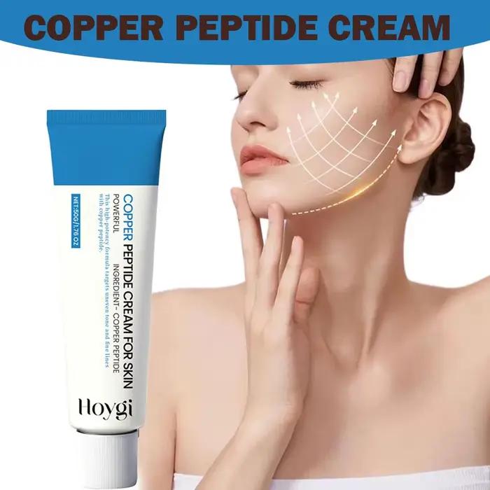Crème peptidique de cuivre pour le visage