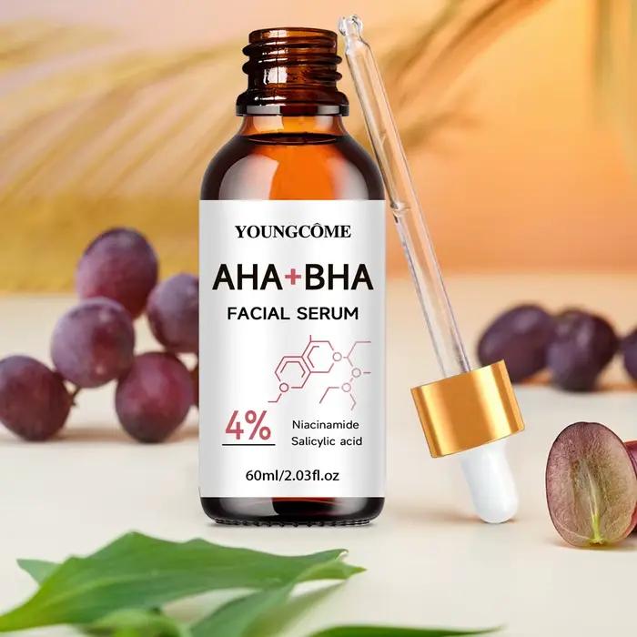 Sérum raffermissant à l'acide salicylique pour un teint équilibré et sans défauts pour peaux sensibles occasions quotidiennes et spéciales