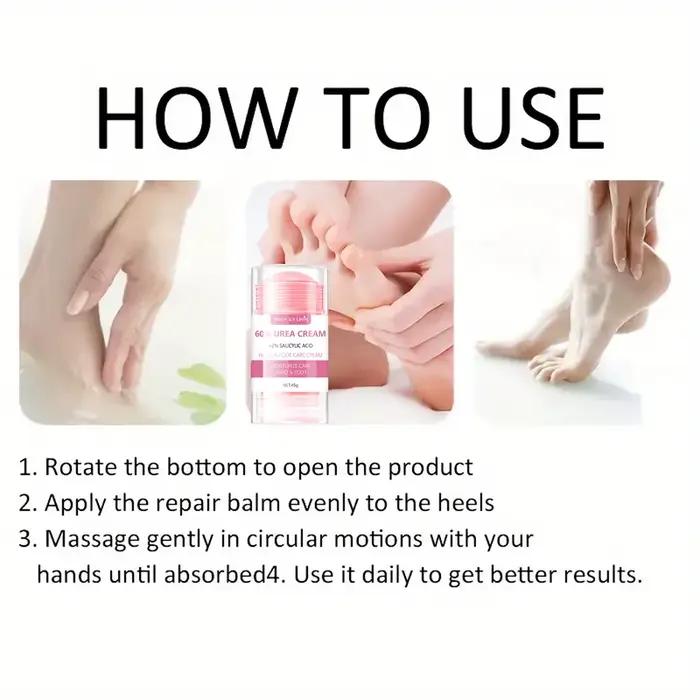 Super Hydratant 60% d'urée Super hydratant Aloe Vera augmente l'élasticité, fait mains et pieds plus délicat et brillant