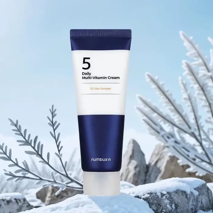 Crème multivitaminée Numbuzin No.5 60ml 20 Vita Complex Hydratation intense Améliore le teint Non gras Hydratant quotidien pour le visage