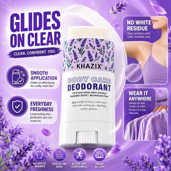 Déodorant en stick pour les aisselles | Formule anti-odeurs double action | Beurre de karité et huiles essentielles infusées | Fraîcheur douce et durable. Bo