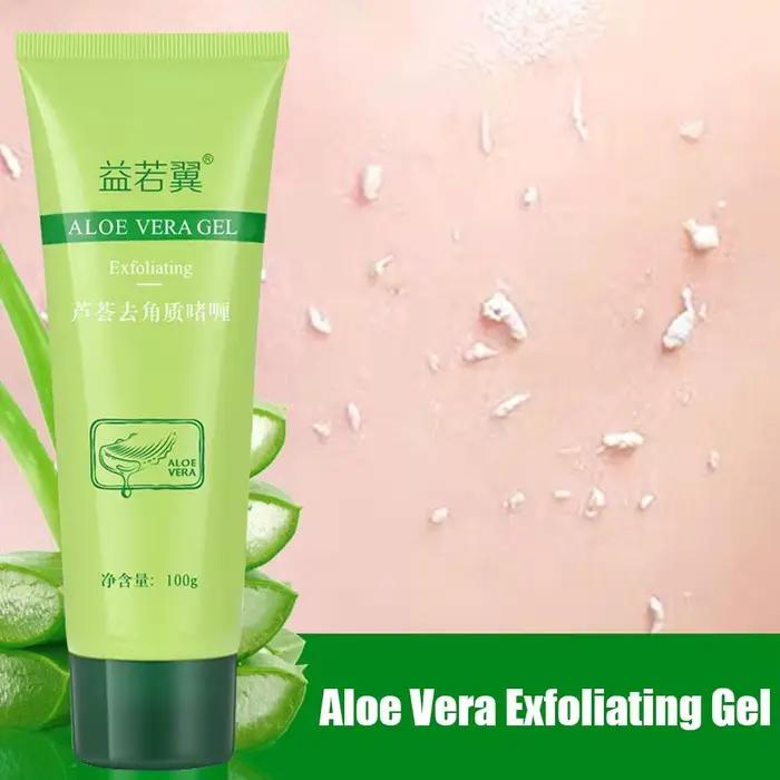 Gel exfoliant pour le visage à l'aloe vera