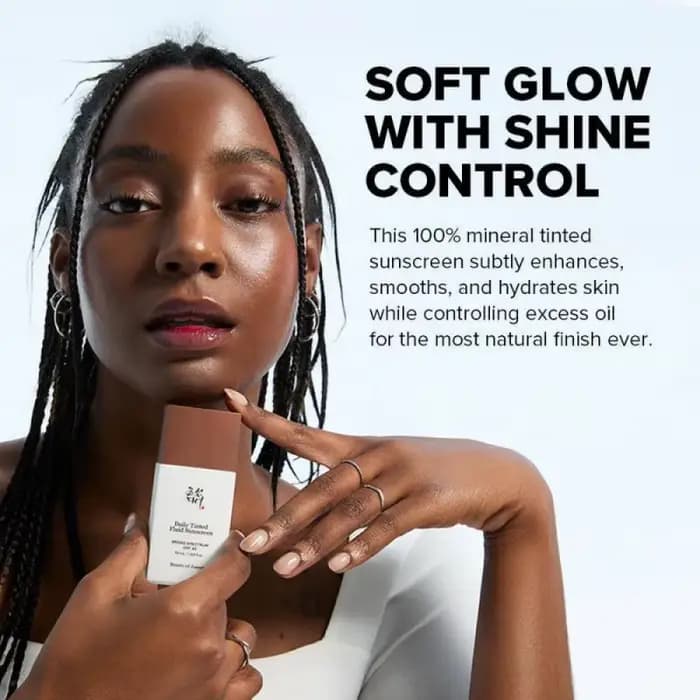 Lotion solaire teintée