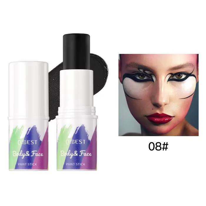 Bâton de peinture pour le corps et le visage, Modification tridimensionnelle naturelle, Contour éclaircissant, ton de peau, stylo de peinture lavable pour le visage, Art de fête