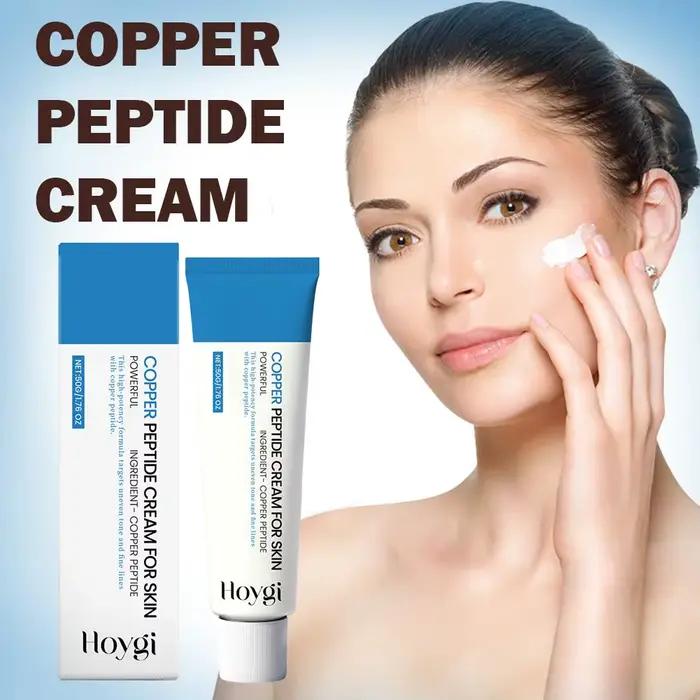 Crème peptidique de cuivre pour le visage