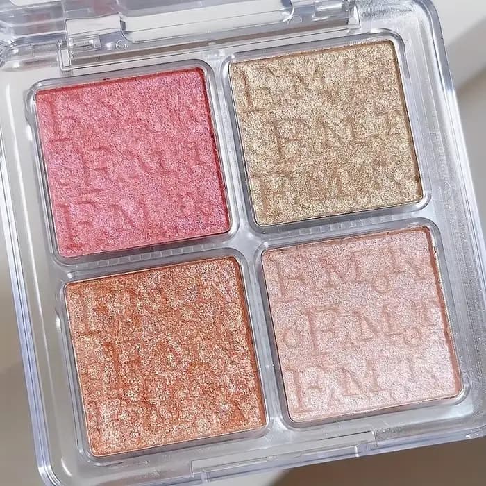 Palette de surligneur pour le visage