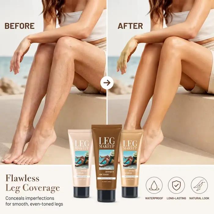 Maquillage corporel waterproof pour les jambes