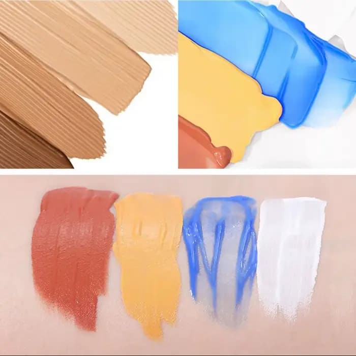 Nouveau pigment de mélange pour fond de teint bleu