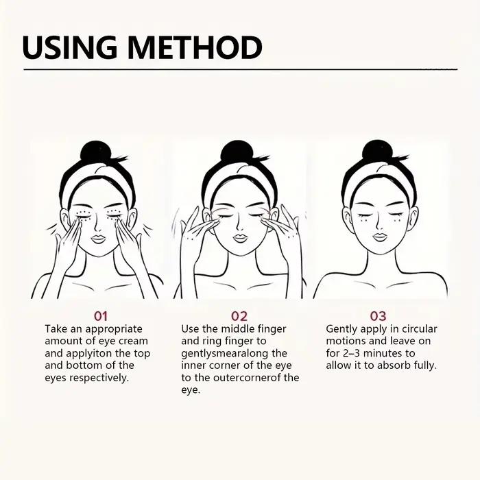 Crème gel pour les yeux neutre et hypoallergénique pour adultes