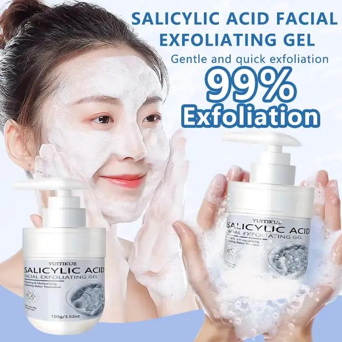 Gel exfoliant à l'acide salicylique YUITIKUE - Exfoliation douce