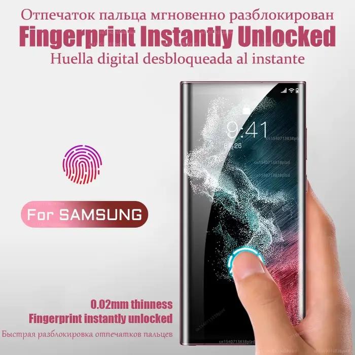 Protecteur d'écran, 8 pièces, Film Hydrogel TPU pour Samsung Galaxy S26 S25 S24 S23 S22 Ultra Plus FE A57 A56 A37 A36 A26 A17 A26 A54 5G