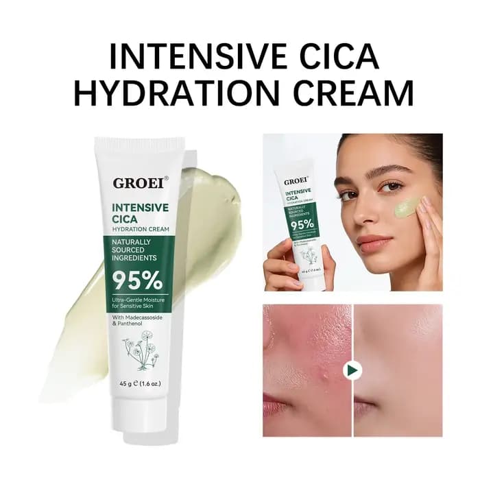Crème hydratante Cica ultra-douce 45g - 95% d'ingrédients naturels