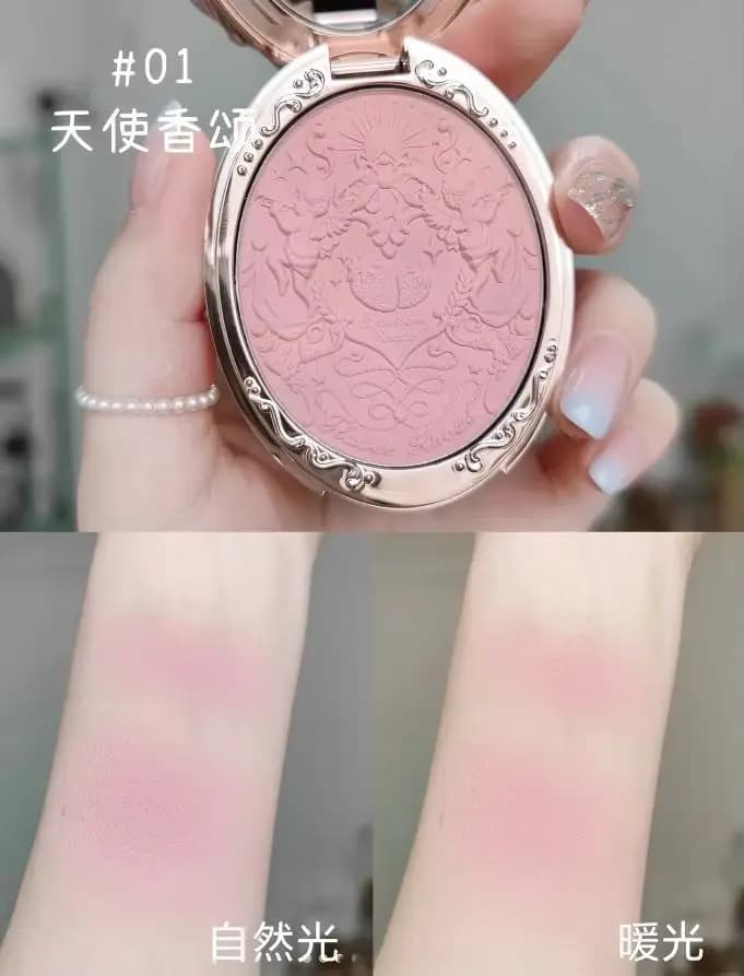Flower Know Strawberry Rococo Embossed Blush