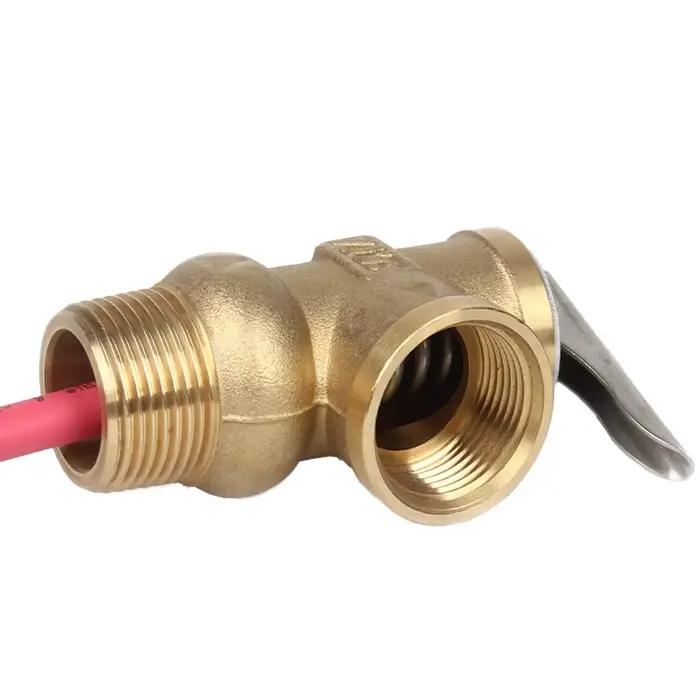 Soupape de sécurité de surpression et de température, 101, 116, 130, 145 PSI, 210F, vanne T/P, disponible en 0,7, 0,8, 0,9, options 1Mpa