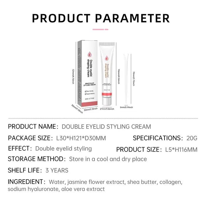 Crème instantanée pour double paupière : invisible