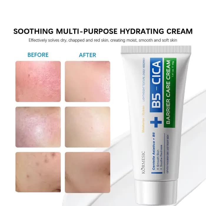 Crème Réparatrice B5 Hydratante Apaisante pour Peaux Sèches