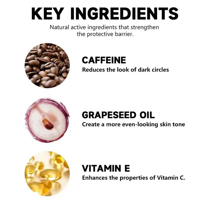 Crème hydratante pour le visage à la vitamine C avec extrait d'arbre à thé et vitamine E, crème hydratante quotidienne pour tous types de peau, boostant l'éclat du visage