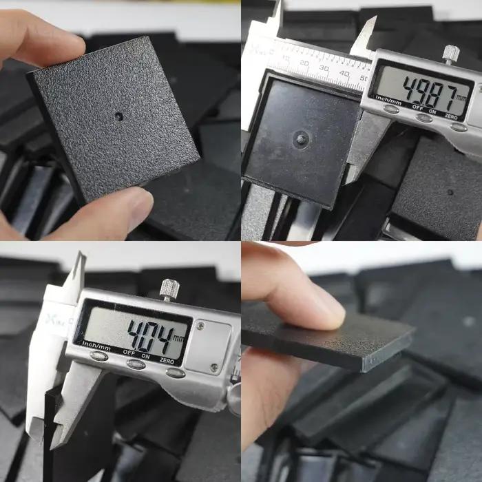 Bases carrées de 50 mm pour miniatures imprimées en 3D