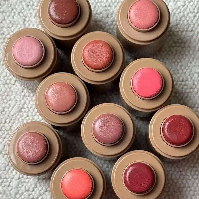 Rouge à Joues Brillant Hydratant Naturel Couleurs Vibrantes Pour Toutes Les Occasions Femme