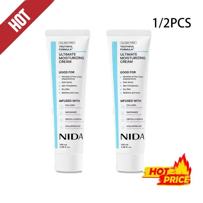 [NIDA] extraits de crème hydratante ultime Centella Asiatica hyaluronique soin quotidien pour la peau du visage