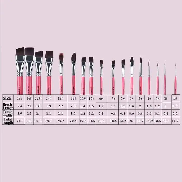 Peinture corporelle visage peinture d'art corporel professionnel manche en bois pinceaux ensemble multifonctionnel Durable aquarelle pinceaux Kits