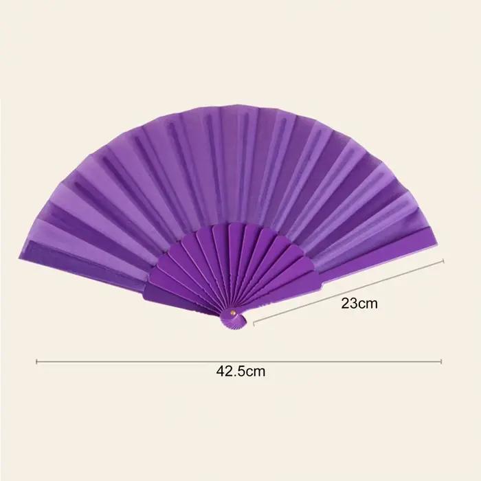 Éventail Pliable en Dentelle Florale, Portable, Structure Solide, pour les Mariages, les Fêtes, les Voyages, pour Femme