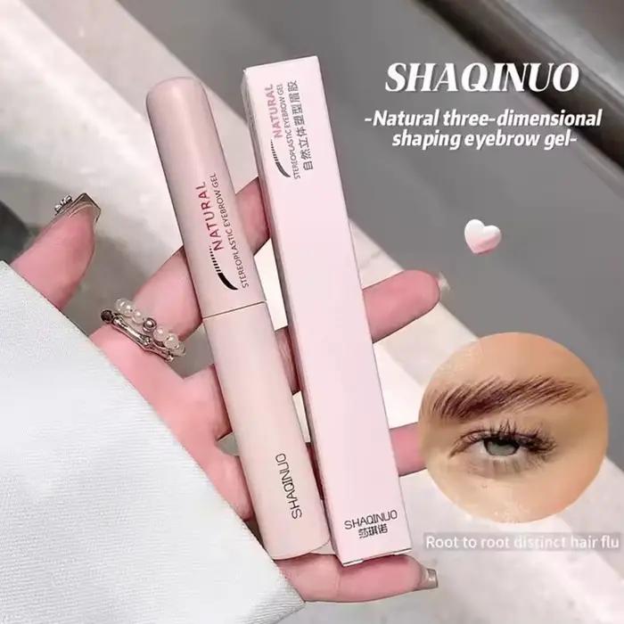 Gel à sourcils Double tête, liquide fixe, imperméable, résistant à la sueur, réparation des sourcils, Gel de maquillage pour sourcils