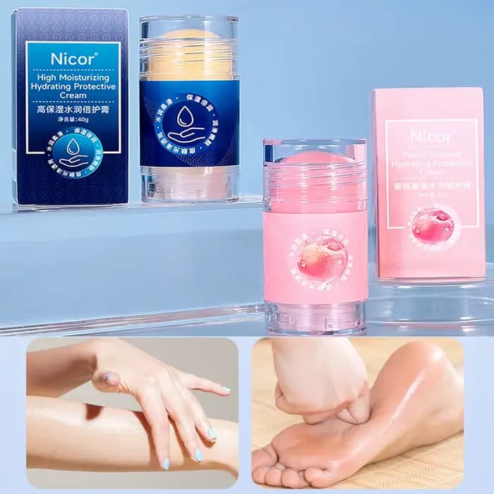 Crème hydratante pour les pieds secs
