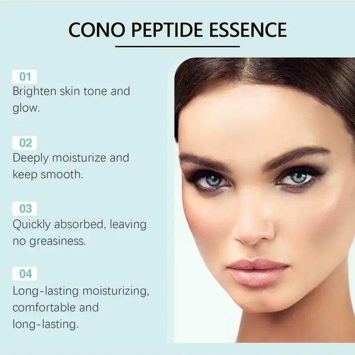 Sérum Visage à l'Acide Hyaluronique 84% Cono Peptide Essence : Atténue les Rides