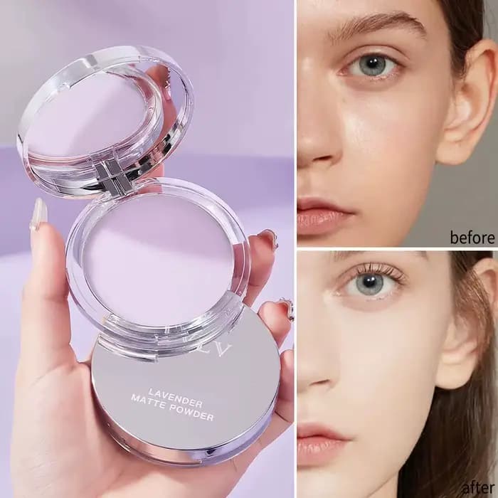 Crème violette à poudre pour la peau