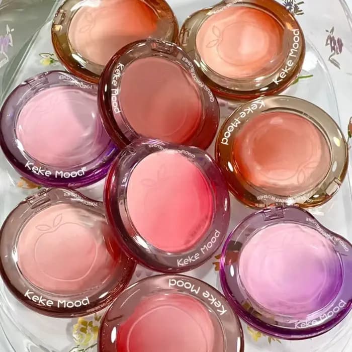 Fard à joues rose pêche