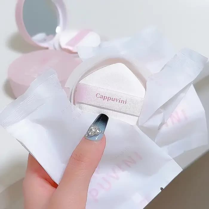 Fond de teint à coussin d'air CC crème imperméable éclaircissant