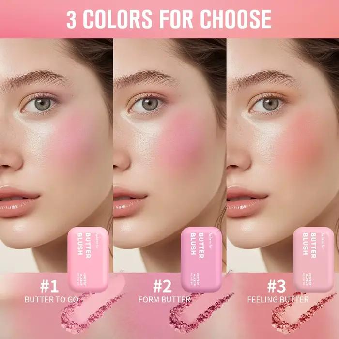 Maquillage professionnel poudre Blush 12HR porter formule végétalienne fard à joues