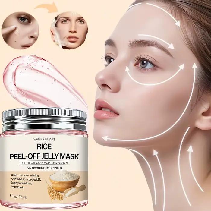 Masque en gel peel-off au riz