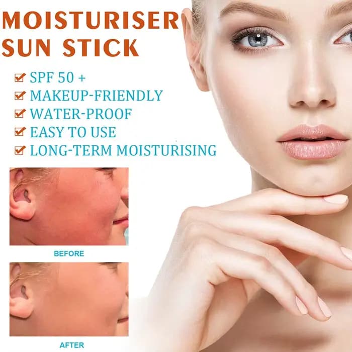 Crème solaire bâton SPF 50 + protection UV Anti-oxydant bloc