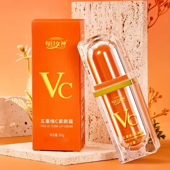 Crème naturelle pour le visage à la vitamine C