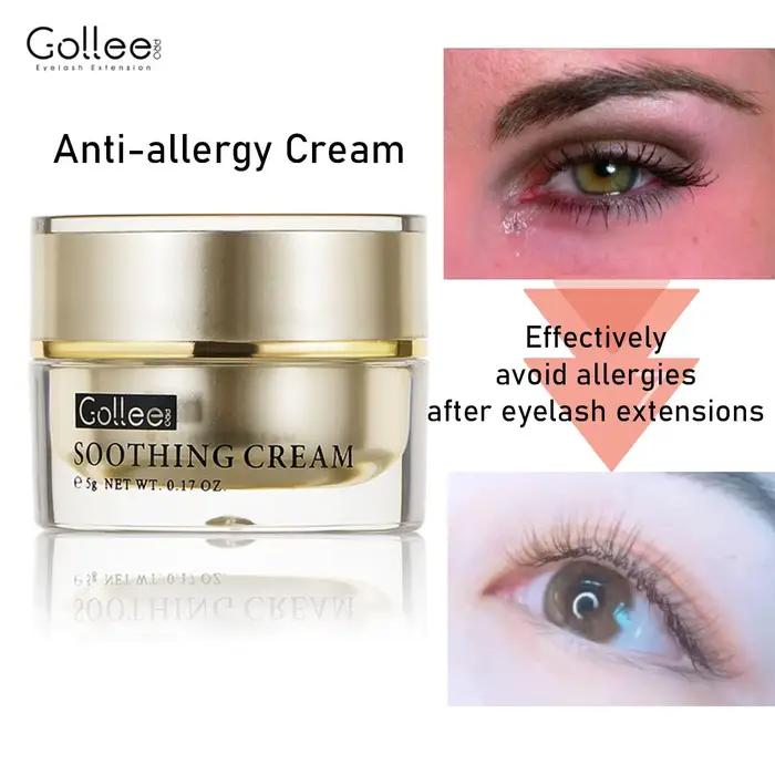 Protéger contre les allergies, protège les yeux sensibles, crème barrière pour hydrate la zone des yeux, Extension de cils
