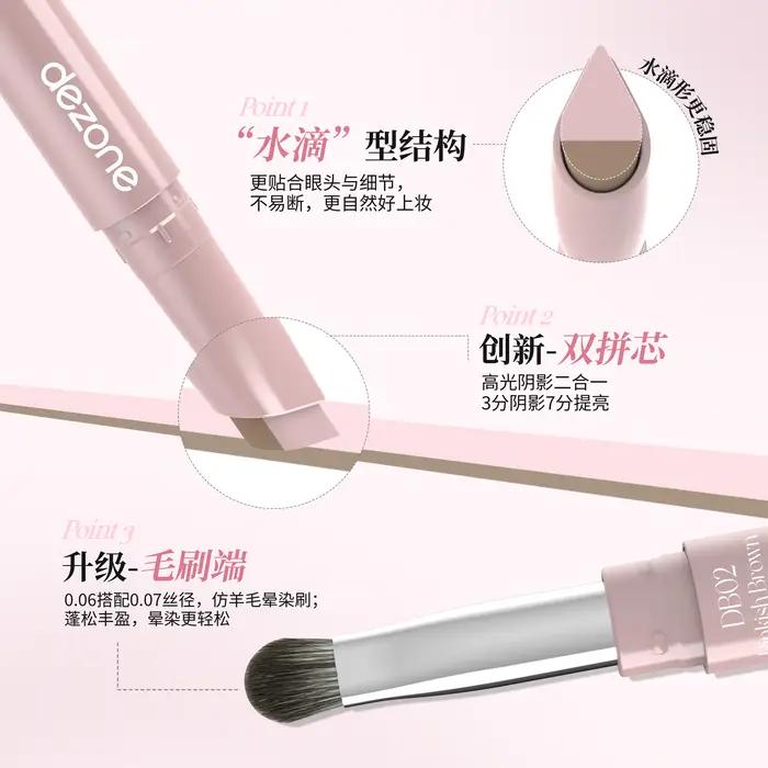 DEZONE Double tête sous les yeux mise en évidence crayon outil de contour