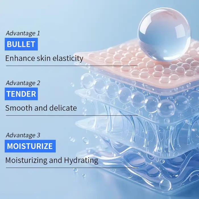 Crème à l'essence élastique au collagène polypeptide