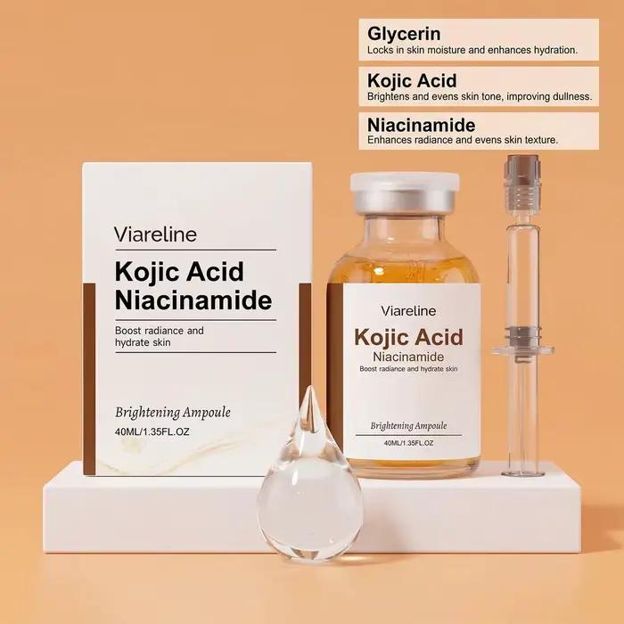 Ampoule éclaircissante Viarelime à l'acide kojique et à la niacinamide 40 ml