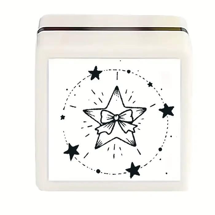 Sceaux de la série Creative Star avec plusieurs motifs d'étoiles personnalisés, tampons de motivation en forme d'étoile