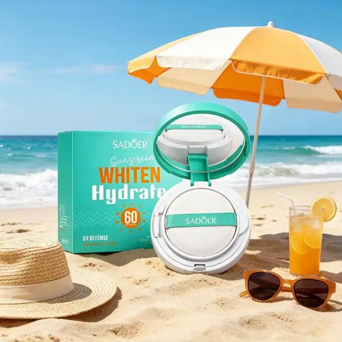 Fond de teint coussin SPF60+ écran solaire