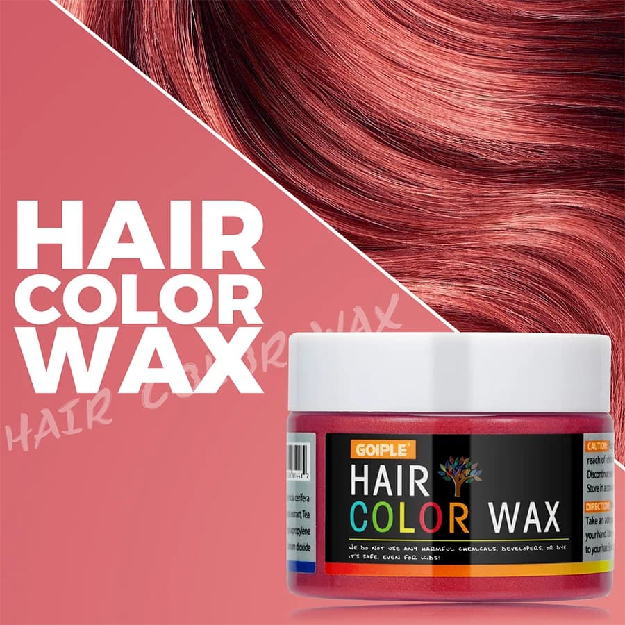 Goiple – cire de couleur temporaire pour cheveux, crème de couleur longue durée, facile à laver, bou