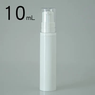 Bouteille à pompe Airless pour crème de gratitude, contenant cosmétique sous vide pour émulsion blan